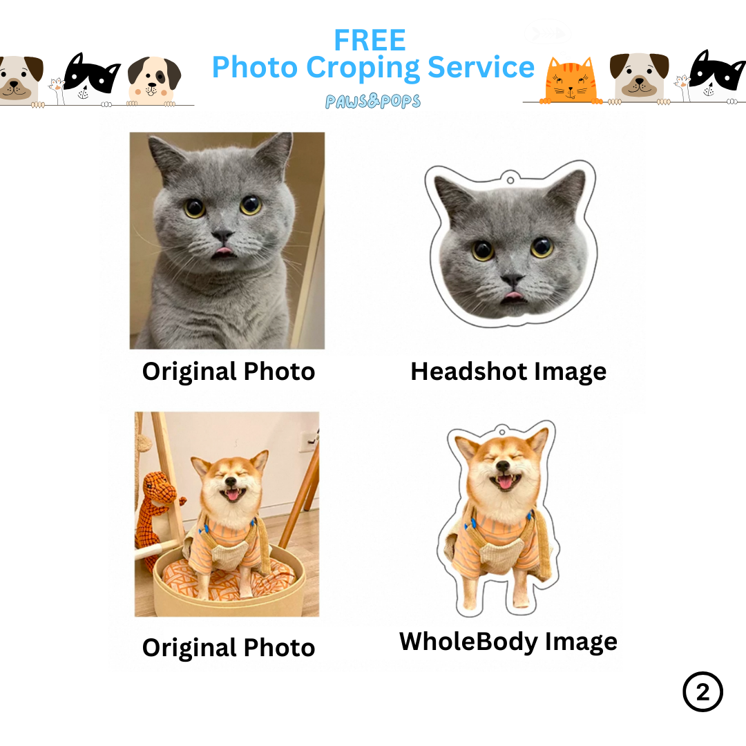 Paws&Pops free photo croping service