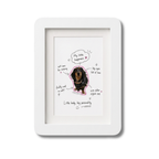Reasons I Love You – Custom Framed Pet Portrait