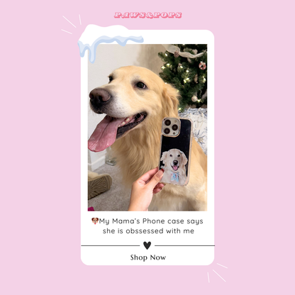 Customize Reflective Mirror Pet Phone Case