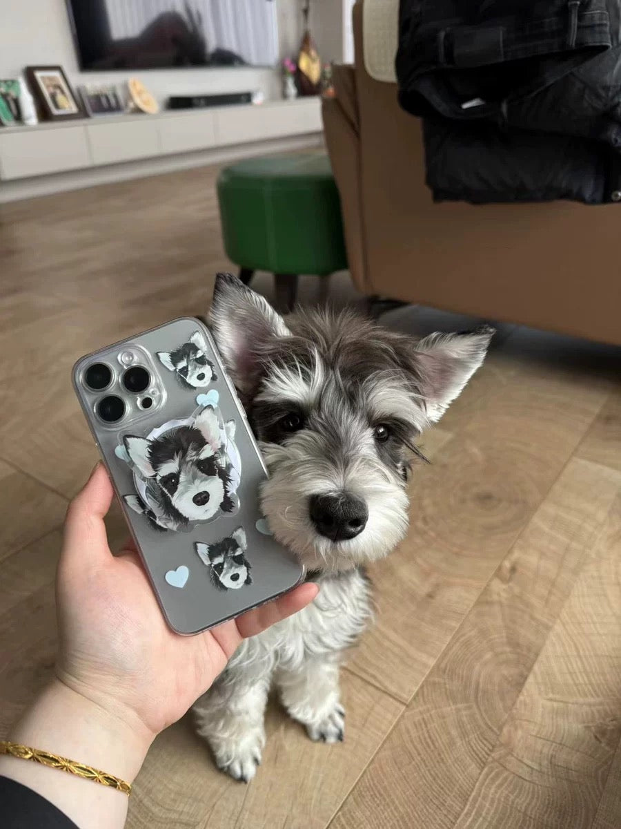 A puppy's journey puppy blue customize pet phone case 2