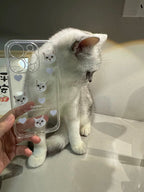A puppy's journey puppy blue customize pet phone case feed