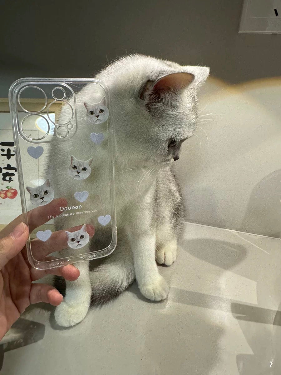 A puppy's journey puppy blue customize pet phone case feed