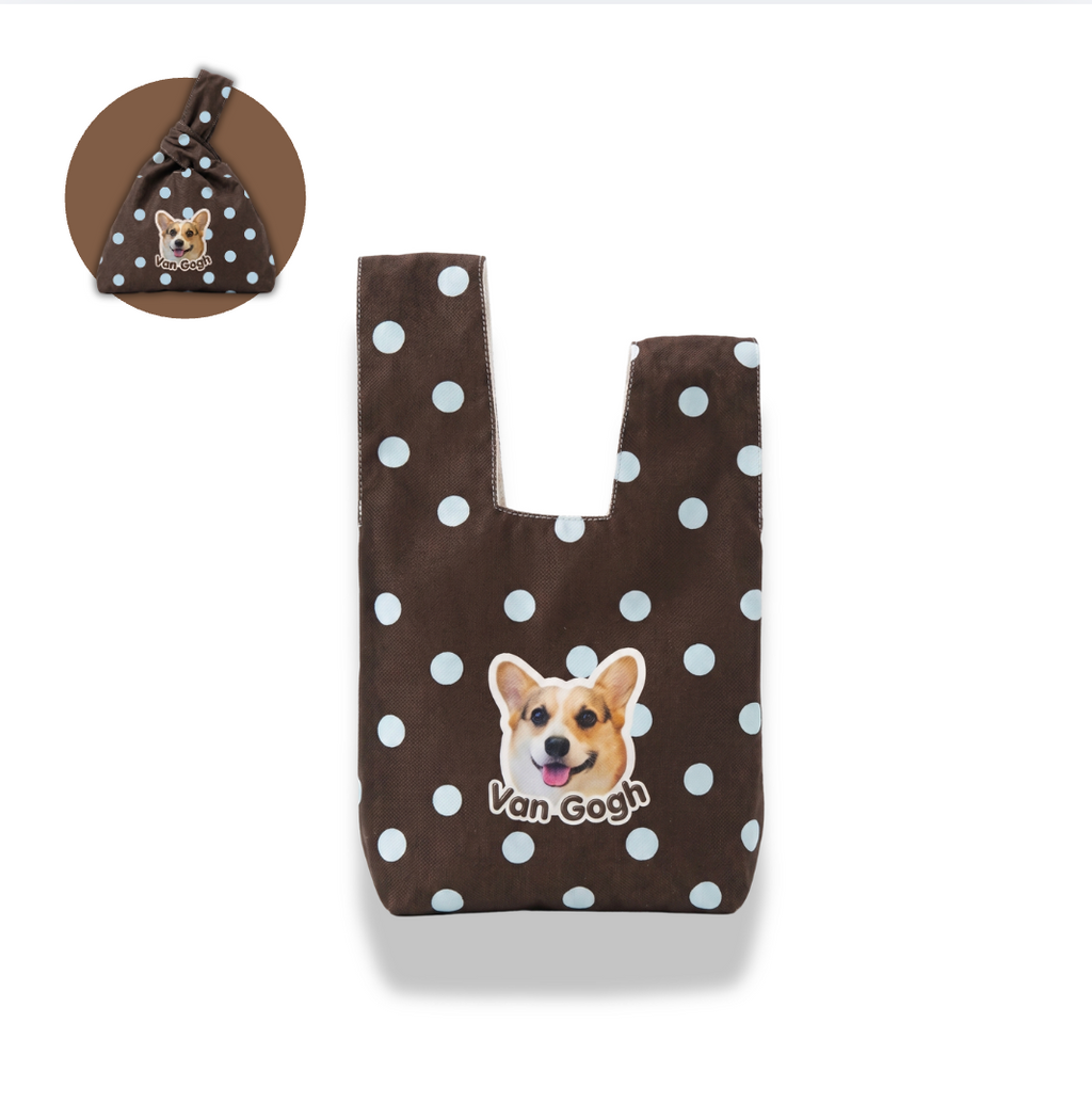 Customize Polka Dot Small Japanese Knot Bag