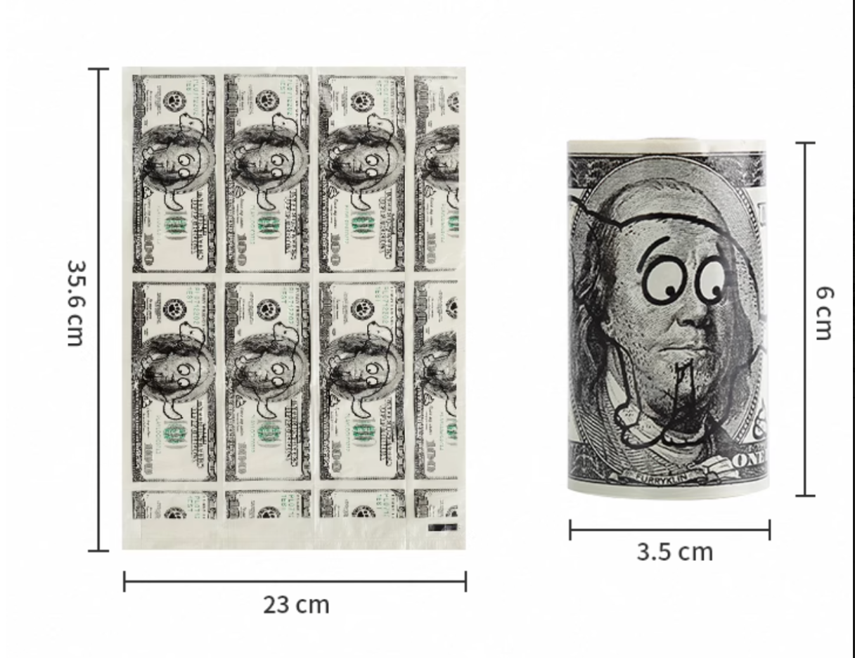 Dollar Bill Dog Waste Bags