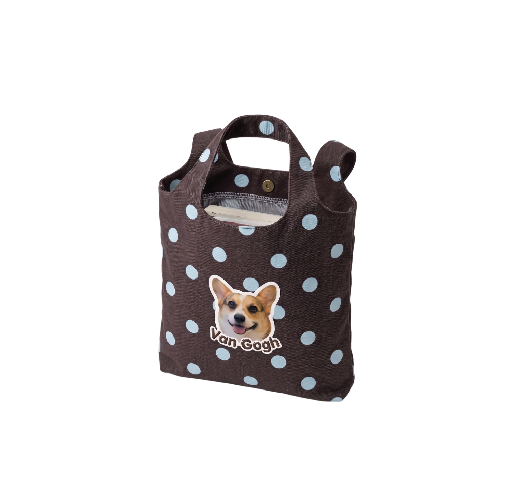 Customize Polka Dot Everyday Tote Bag