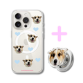 [Combo Deal] Puppy Blue(1 Photo)+Pop-Socket